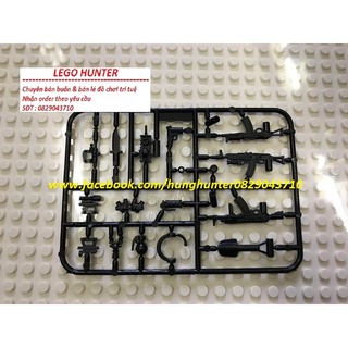 Army minififures Phụ kiện Vỉ trang bị vũ khí đặc chủng