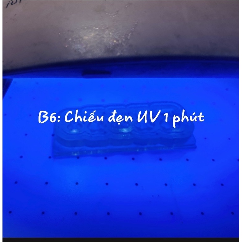 Resin UV 100g làm charm nail siêu trong, nhanh khô, bề mặt tốt