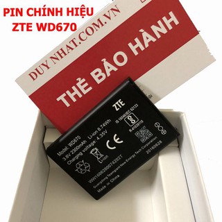 Pin cục phát wifi ZTE WD670 và WI-Pod 4G LTE - 2300mAh