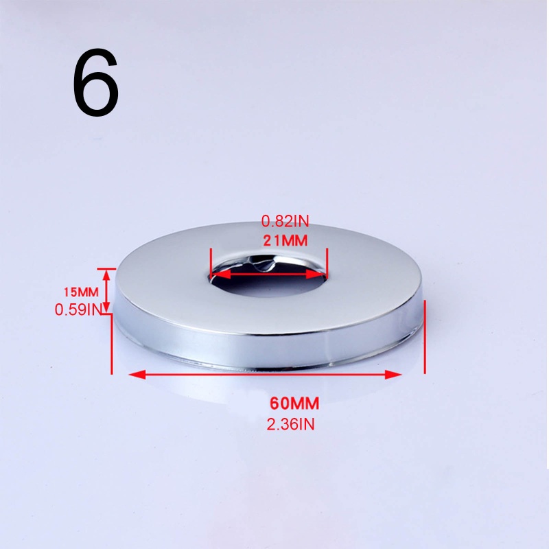 Nắp chặn lỗ đường ống vòi nước gắn tường hình tròn thích hợp để trang trí làm đẹp