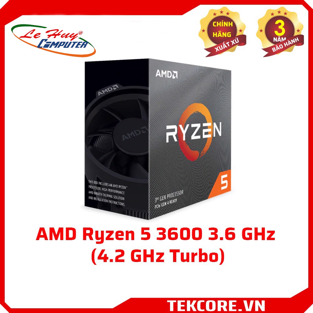 CPU AMD Ryzen 5 3600 3.6 GHz Chính Hãng