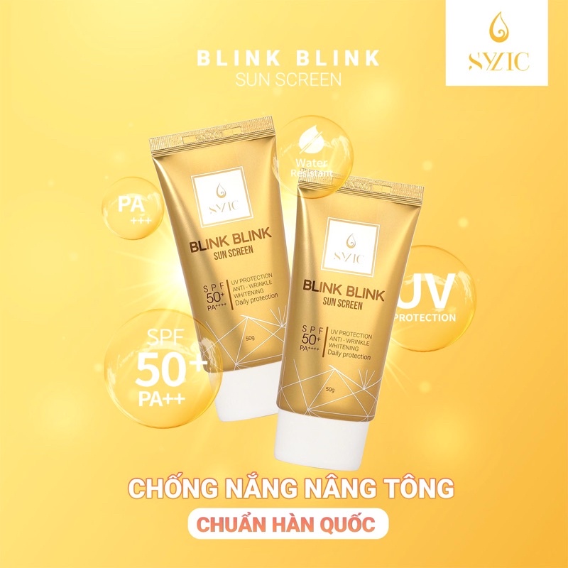 Kem chống nắng Blink Blink nâng tone da (Sylic)