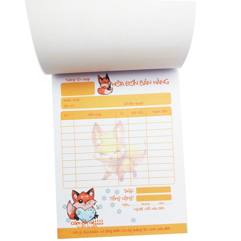 HOÁ ĐƠN 1 LIÊN HÌNH