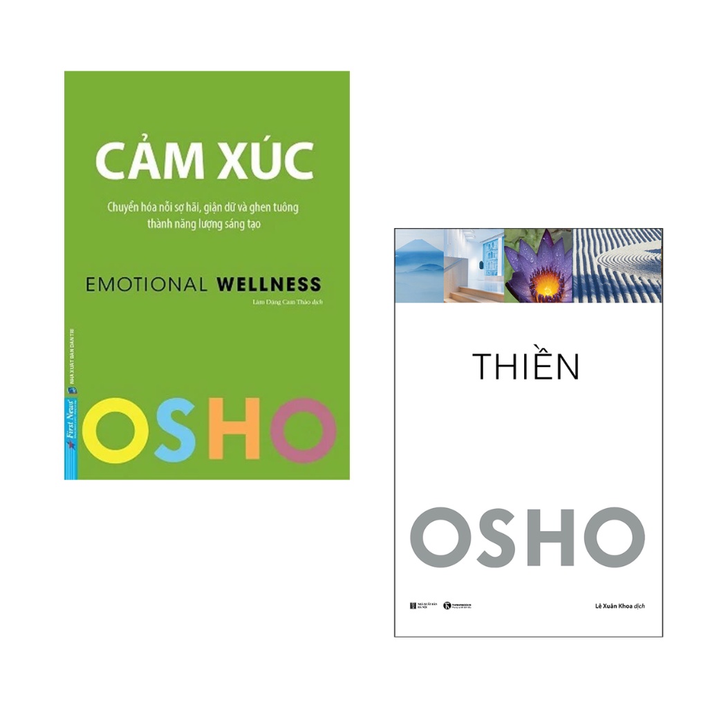 Sách Combo 2c: Osho: Cảm Xúc fs + Thiền Osho th