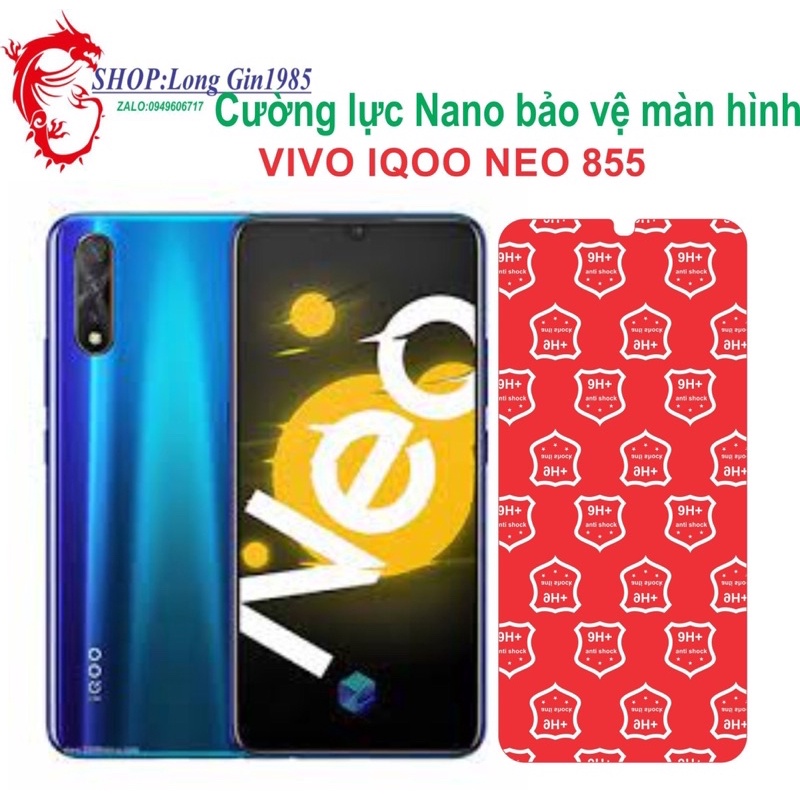 Vivo IQOO Neo 855 Cường lực Nano và Ppf mặt sau chống va đập chống trầy xước tốt