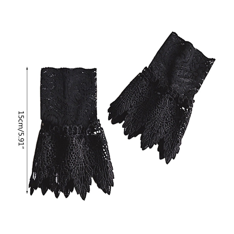 Vòng Đeo Tay Giả Ren Phong Cách Cổ Điển Thanh Lịch Dành Cho Nữ