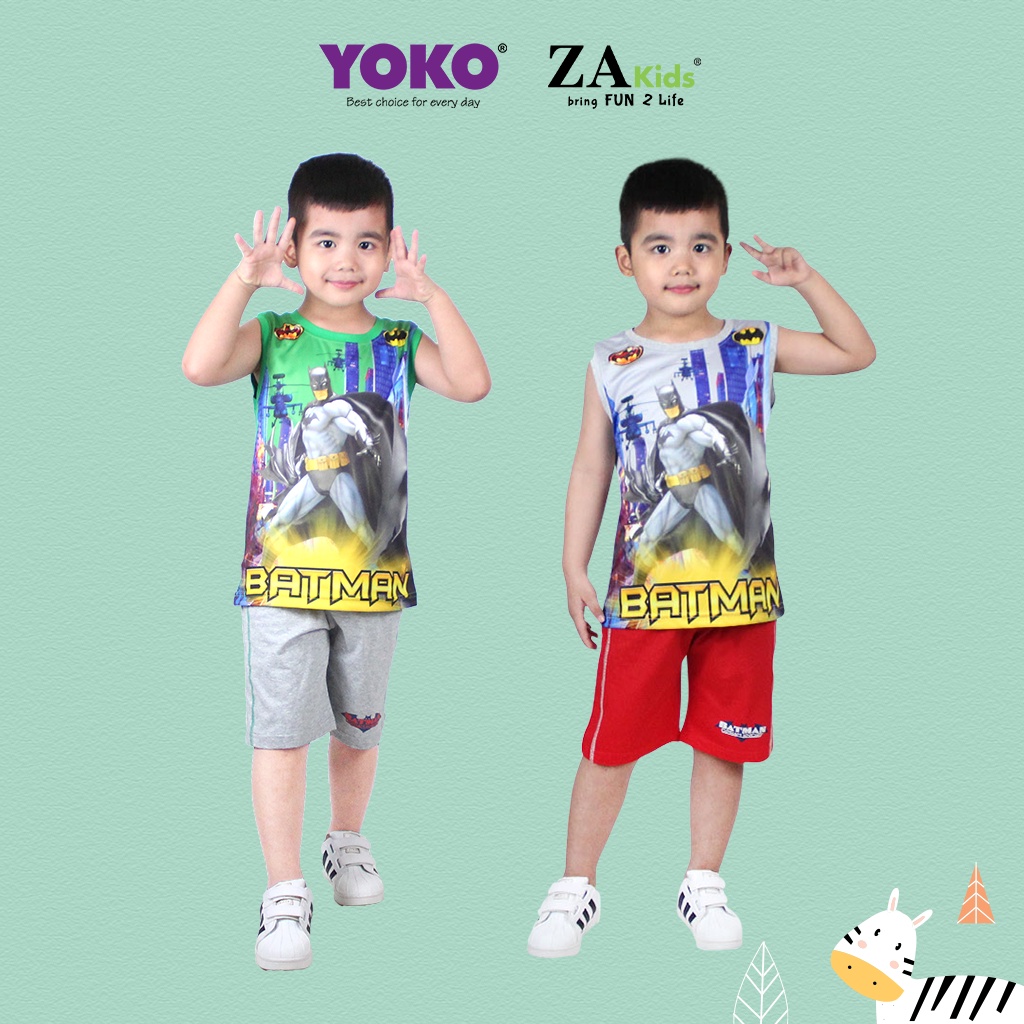 Bộ Quần Áo Thun Tay Ngắn Bé Trai (1-5 Tuổi) YOKO KID’S FASHION 21112T