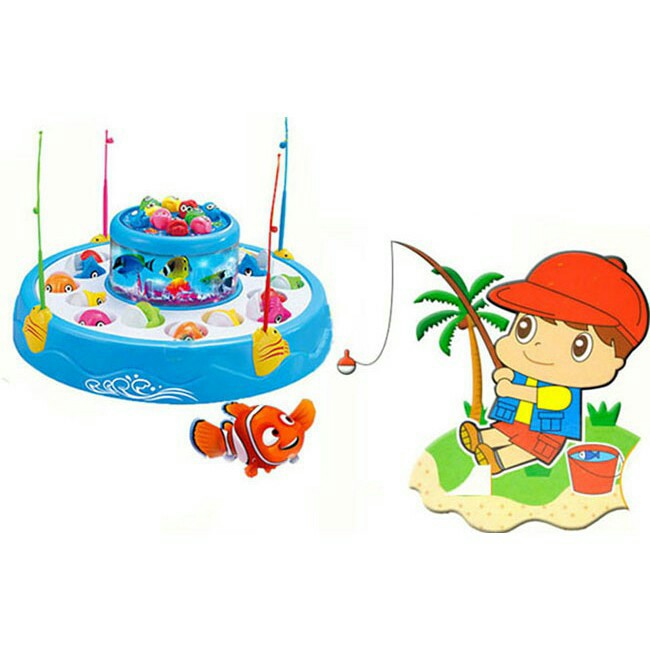 Bộ đồ chơi câu cá hai tầng có nhạc và đèn cho các bé .Kaori86