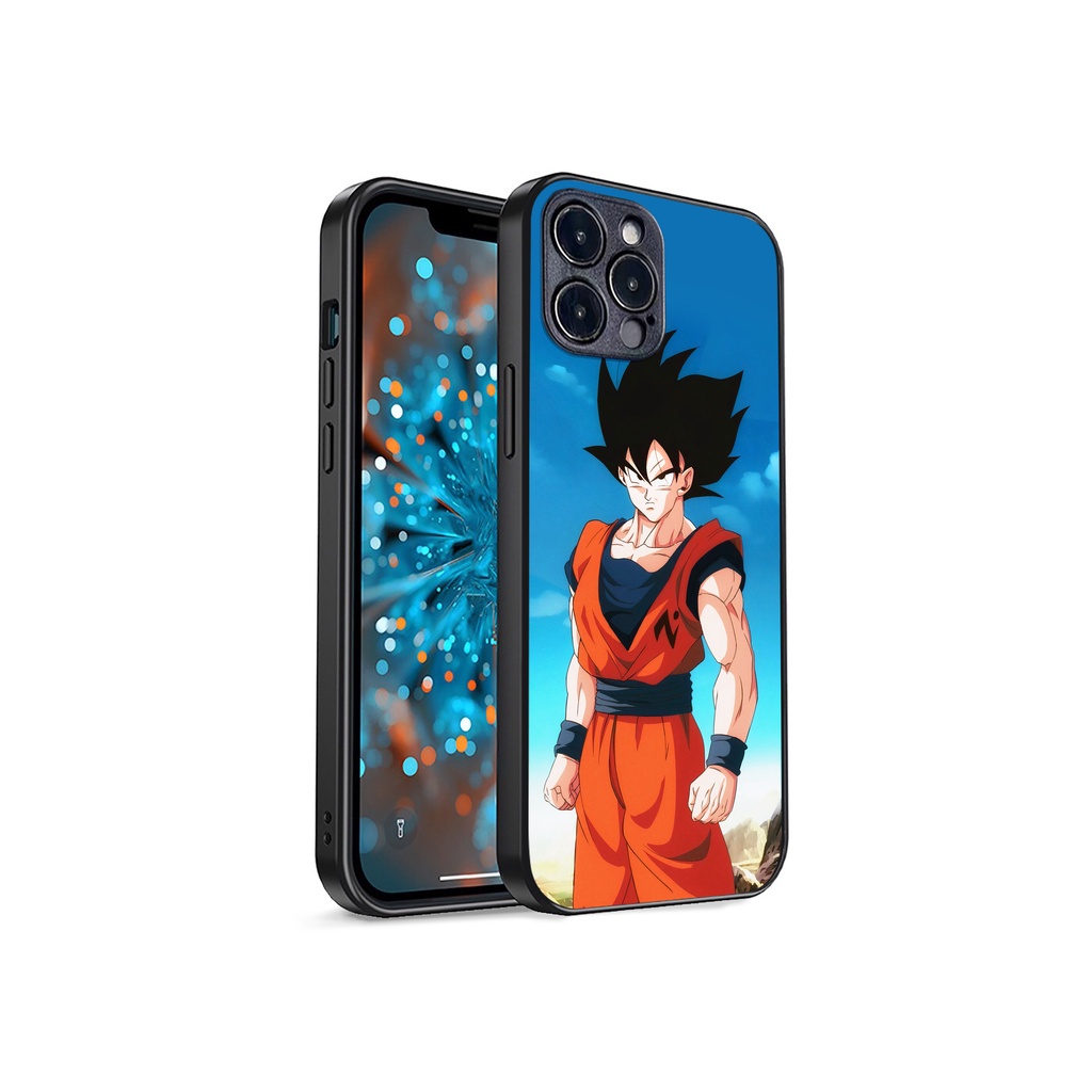 Ốp lưng iphone cao cấp Son goku cho iphone 13 12 pro max mini 11 pro max 7 8 6 s plus X r s max se 2020