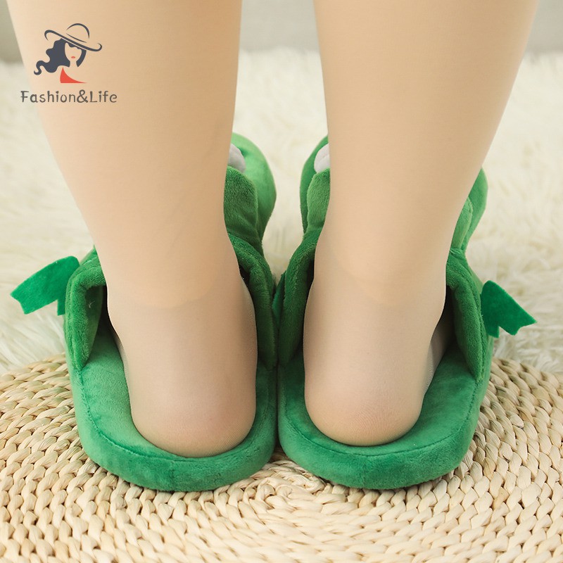 ❤️ Hot selling ❤️Dép Bông Mang Trong Nhà Hình Chú Cá Sấu Dễ Thương Cho Nữ