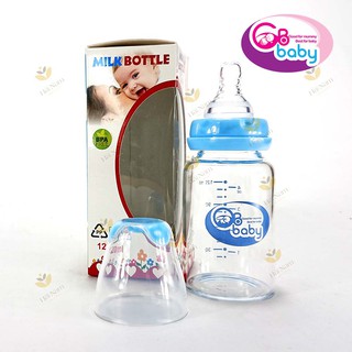 BÌNH SỮA THỦY TINH TRƠN CỔ HẸP GB BABY 120ML