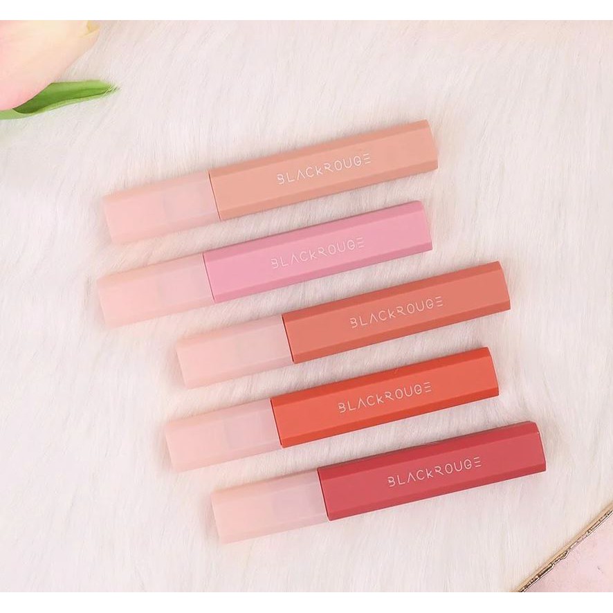 [Mã 2712FMCGSALE giảm 8% đơn 500K] [New] Son kem lì mịn mượt, nhẹ môi Hàn Quốc Black Rouge Half N Half Water Velvet 3.5g | BigBuy360 - bigbuy360.vn