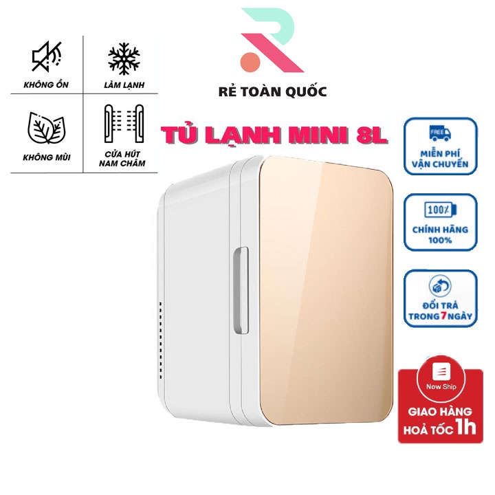 Tủ lạnh mini tủ trữ đồ mát 8L dùng trên xe oto hoặc gia đình