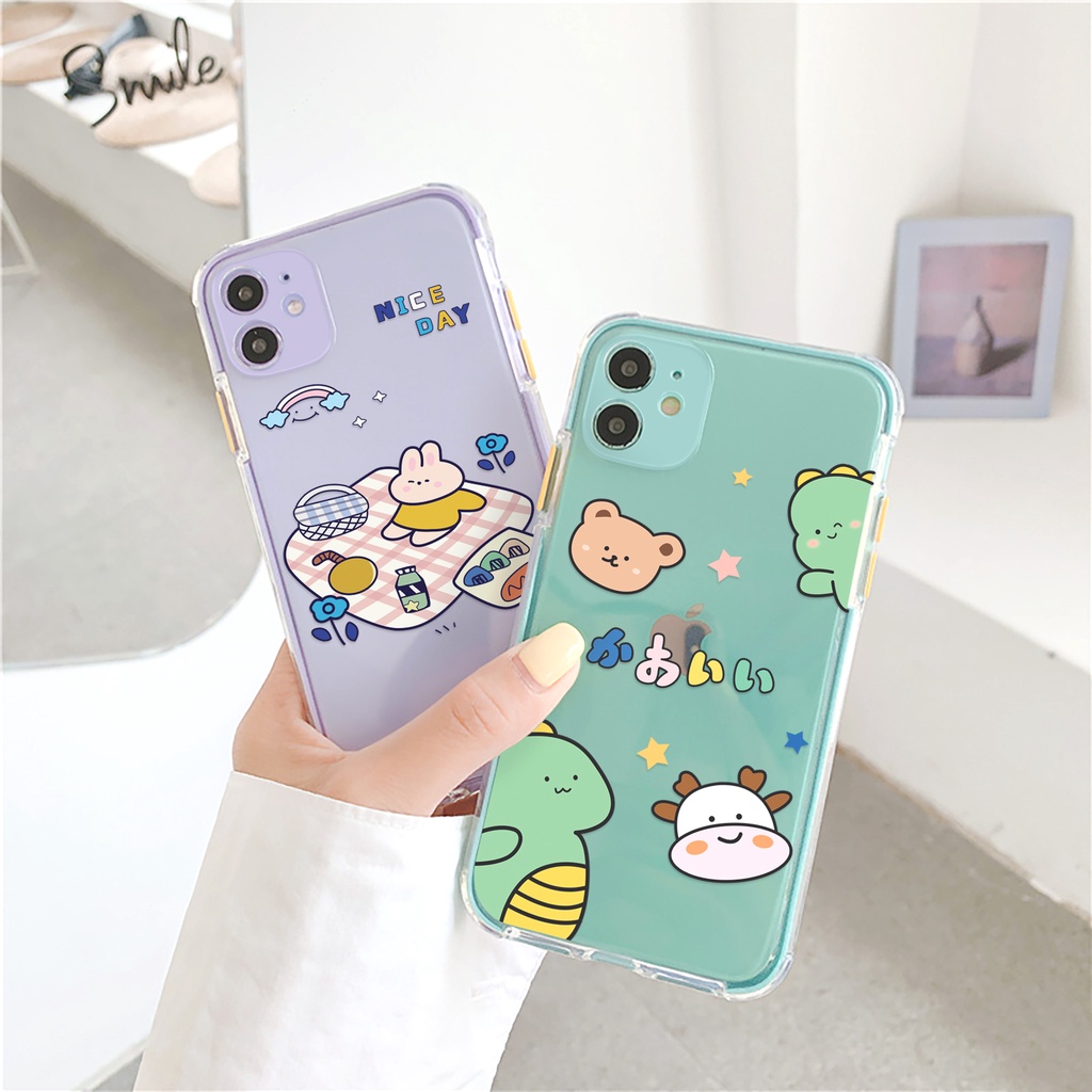 Ốp lưng iphone Cắm trại viền màu chống trượt 6/6plus/6s/6splus/7/7plus/8/8plus/x/xr/xs/11/12/13/pro/max/plus/promax