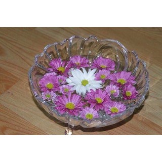 (Xả kho)  Bát thuỷ tinh 3 chân trắng