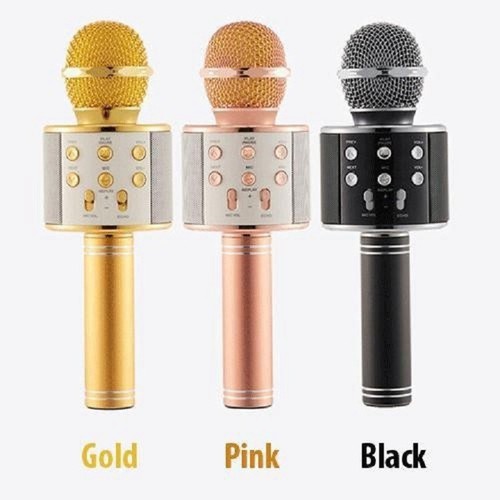 Mic Hát Karaoke Bluetooth Không Dây WS858 Hàn Quốc Âm Thanh Cực Chất lượng SIÊU HOT