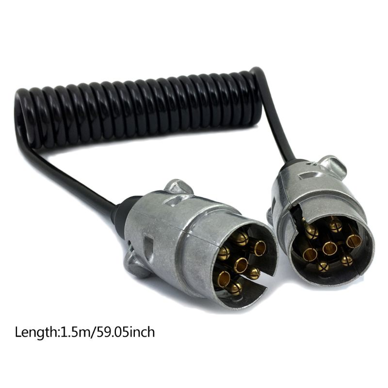 Dây Cáp Kéo Dài 1 5M Đầu Cắm 7 Chấu 12V Bằng Kim Loại