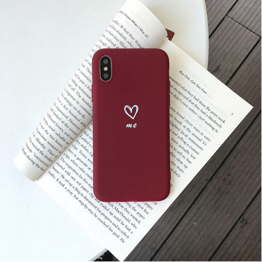 [iPhone] Ốp Lưng Nhựa Mềm Hoạ Tiết Trái Tim Cho IPhone X 6 6S 7 8 6Plus 6SPlus 7plus 8plus - Ốp iPhone | BigBuy360 - bigbuy360.vn