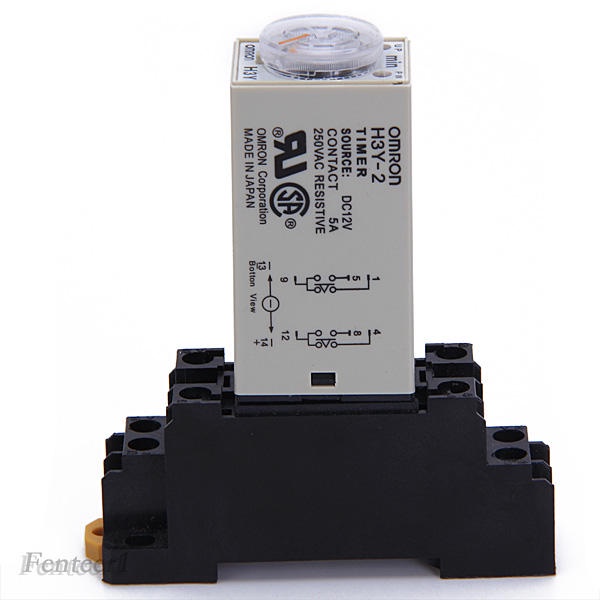 Rơ Le Hẹn Giờ H3Y-2 DC 12V 0-60 Phút 0-60 Phút