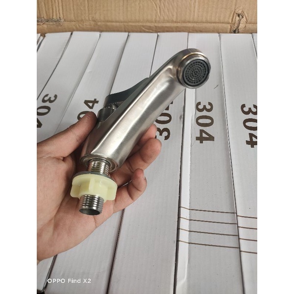 Vòi lavabo vòi rửa mặt lạnh inox 304 cao cấp - Kiểu tay gạt