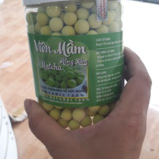 1kg viên mầm hồng sâm matcha