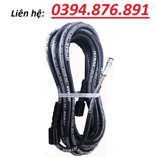 Dây áp lực bố thép phun xịt mini jetman 10m, 15m, 20m dành cho máy rửa xe