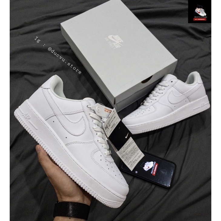 GIÀY AF1 LOW ALL WHITE LAI AU [ BẢN NÂNG CẤP ]