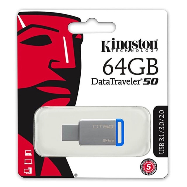 Kingston Usb 3.1 64 Gb 64gb Dt50