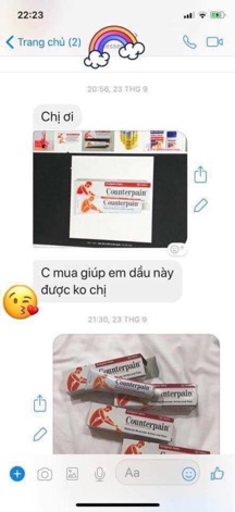 CAO XOA BÓP COUTERPAIN thái lan