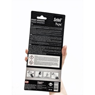 [Keo AB trong / xám siêu dính] Selsil T171 Epoxy Syringe 5 Min Multipurpose