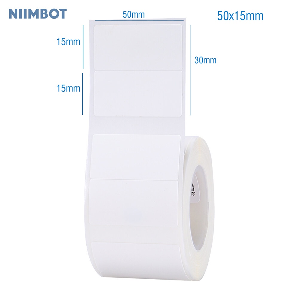 Giấy in nhiệt dán, tem nhãn dán cho máy DB23,DP30, B21 Niimbot