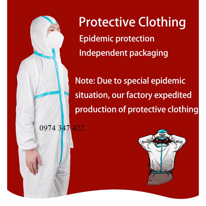 Bộ quần áo bảo hộ chống hóa chất KT2000PRO ép seam