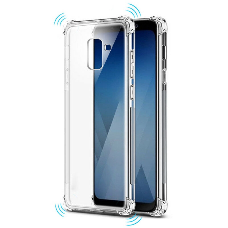 Ốp điện thoại TPU mỏng trong suốt chống trầy cho Samsung Galaxy S9 Plus A5 A7 A8+ 2018