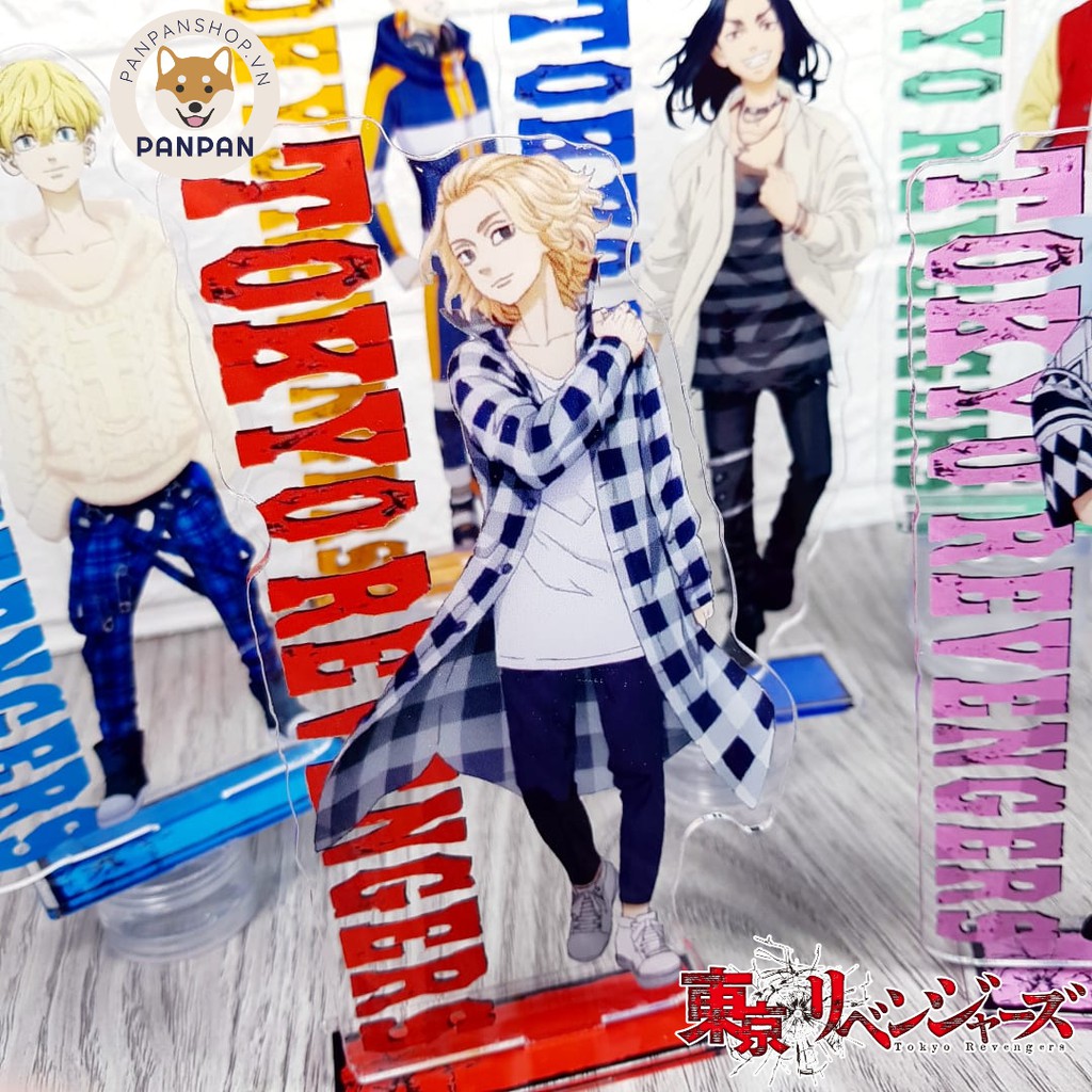 Mô Hình Standee acrylic Anime Tokyo Revengers - 7 nhân vật (15cm)