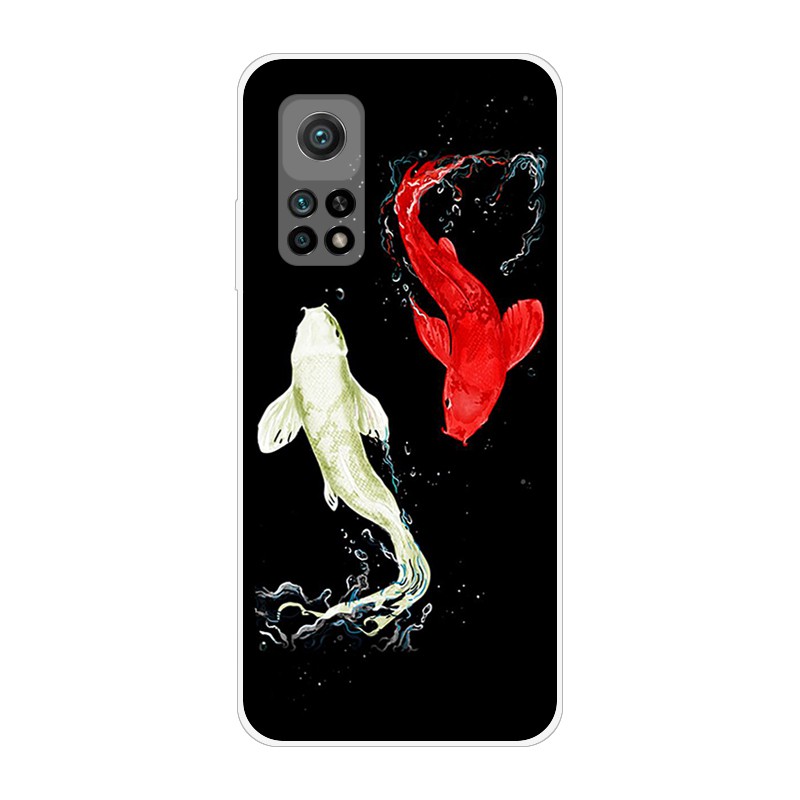 Ốp Lưng Tpu Silicone Họa Tiết Hoạt Hình Đáng Yêu Cho Xiaomi Mi 10t Pro 5g