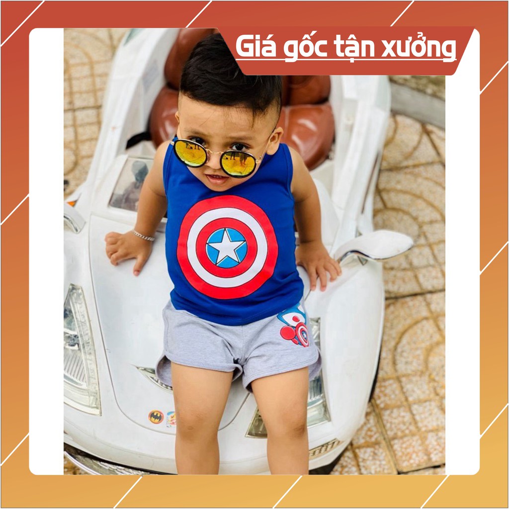 Bộ Ba Lỗ Thun Lạnh Siêu Nhân Cho Bé Trai QATE27