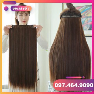 Tóc kẹp xoăn dài