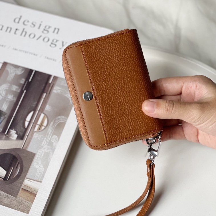 Ví nữ Da thật LAGOM Khóa kéo mini - Zippy Mini GEN 2