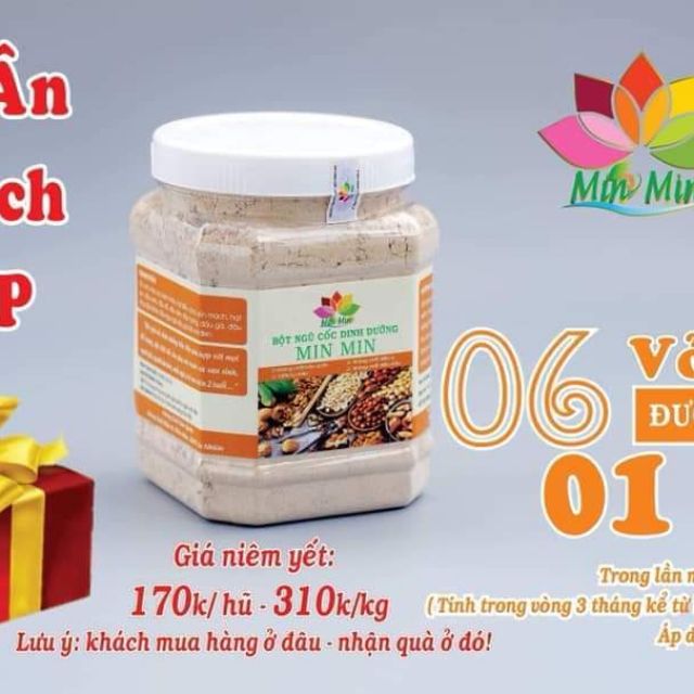 ngũ cốc minmin lợi sữa