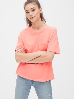 Áo thun croptop GAP xuất xịn