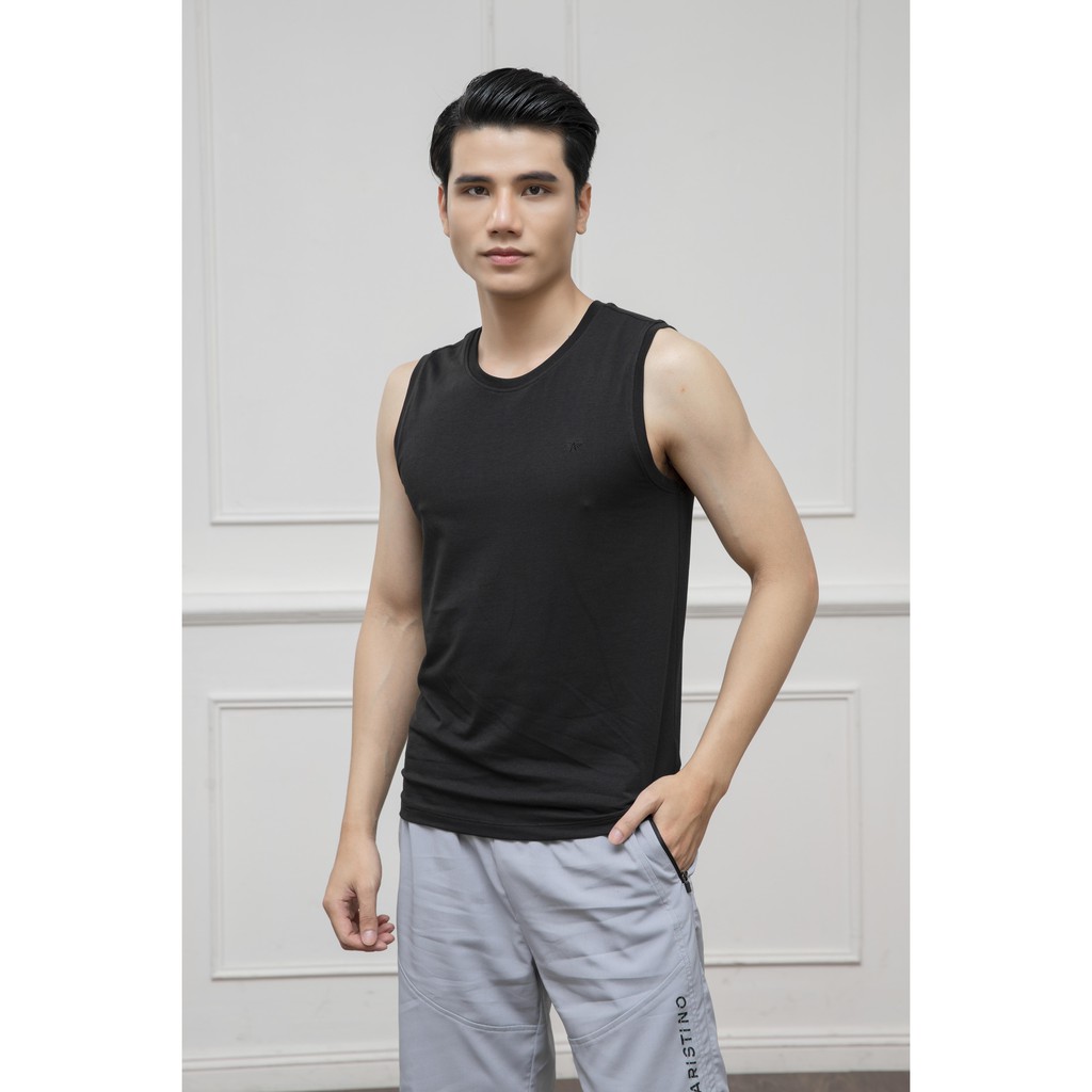 Áó tank top nam Aristino chất liệu mềm mại, xốp nhẹ, thấm hút mồ hôi tuyệt vời - ATTR04