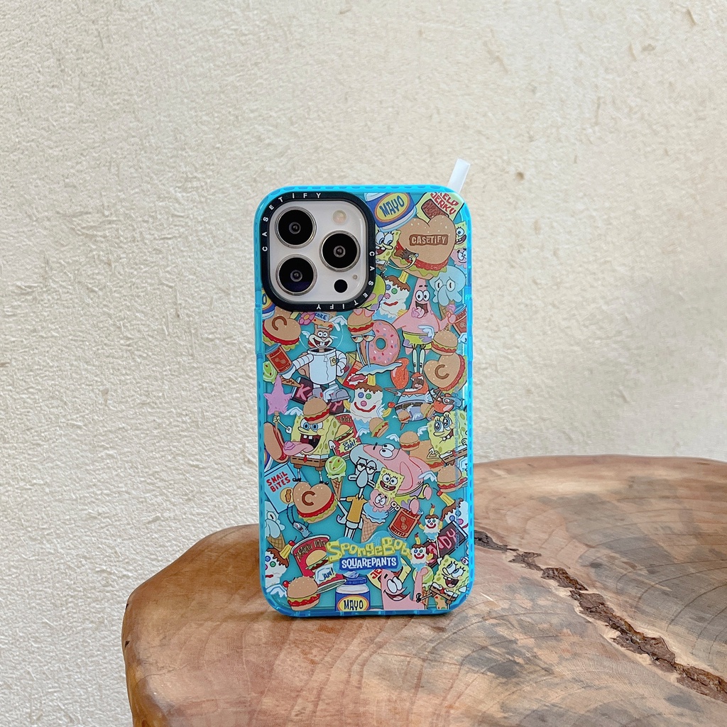 Ốp Điện Thoại Hình Spongebob Và Những Người Bạn Vui Nhộn Chống Sốc Thời Trang