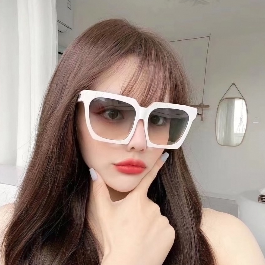 Kính mát vuông chống tia UV400 thiết kế thời trang cho nữ