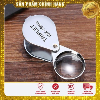 Kính Lúp 10X Móc Khóa Cao Cấp 7007