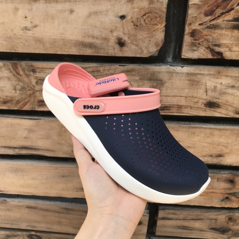 Dép Sục Cross LiteRide Nam Nữ Màu Navy Hồng Chuẩn Full Tag, Mac,Hộp Hãng