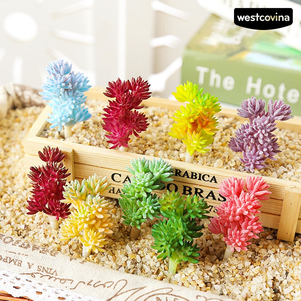 [Hot]⚘1 Cây Sen Đá Giả Trang Trí Văn Phòng