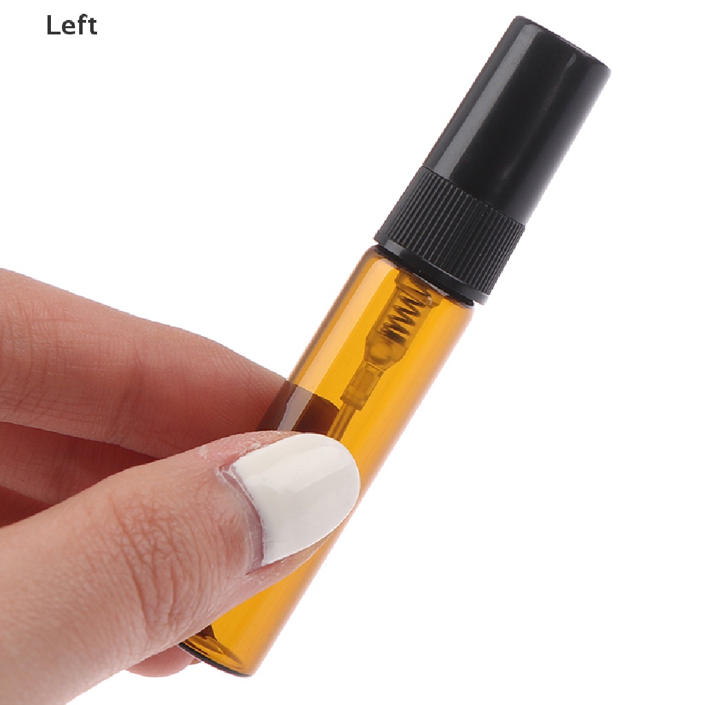 1 Chai Rỗng Dạng Xịt Thủy Tinh Màu Hổ Phách / Hổ Phách Có Thể Đổ Đầy