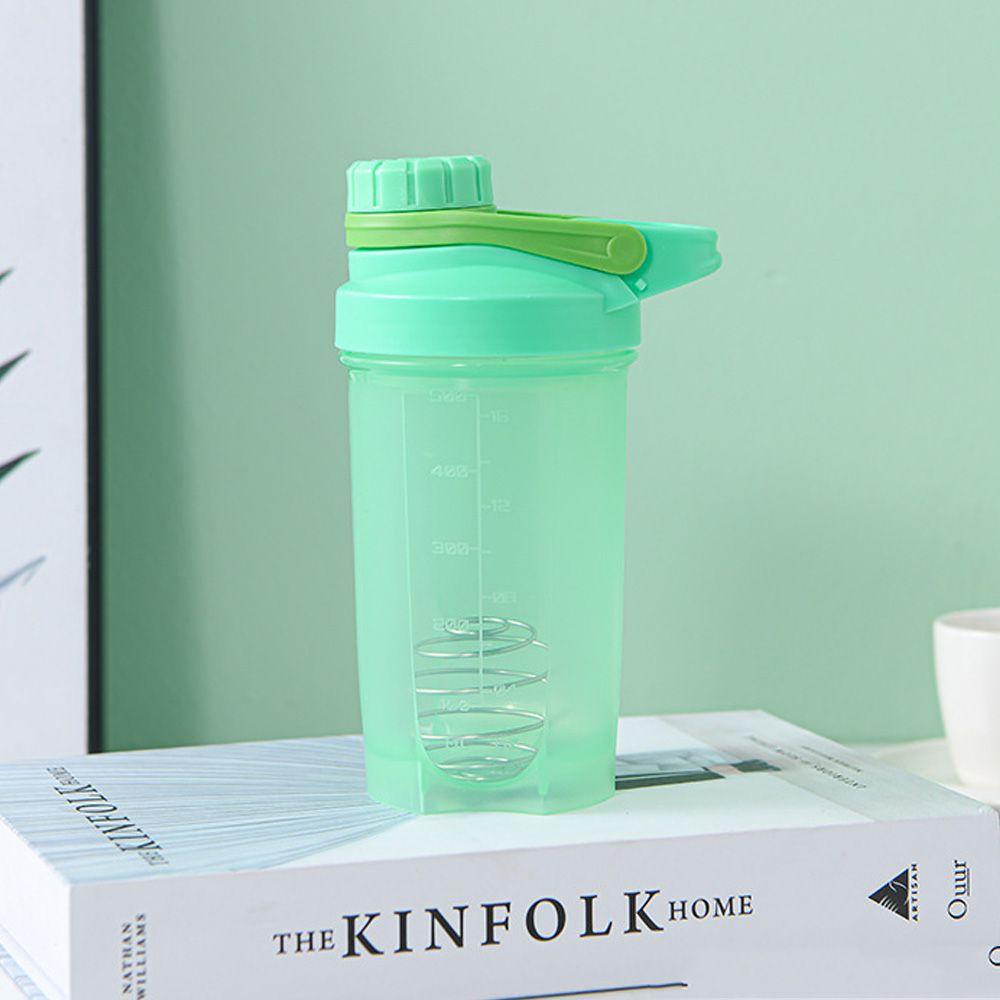 Bình Lắc 500ml Bằng Nhựa Kèm Dây Và Bóng Khuấy Tiện Dụng Cho Nam Và Nữ
