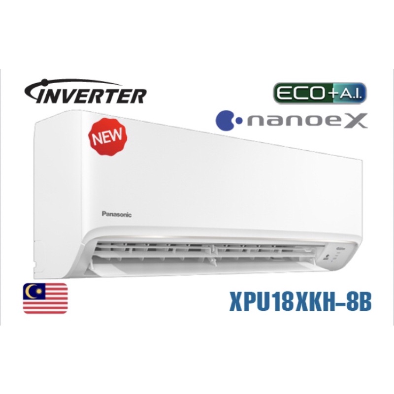 Điều hòa Panasonic inverter 18000 BTU 1 chiều XPU18XKH-8B