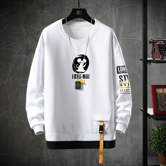 Áo hoodie nam tay dài phong cách hiphop
